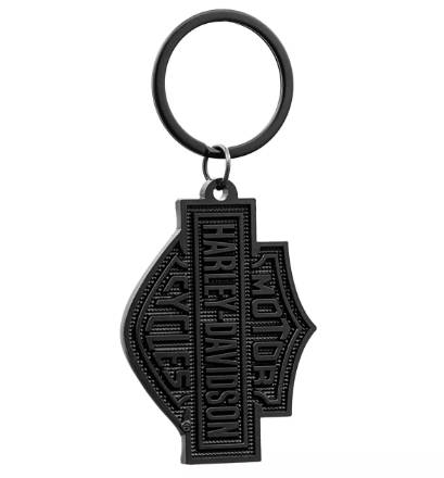 [LCP-02318-4] HD B&S Knurled Pattern Key Chain