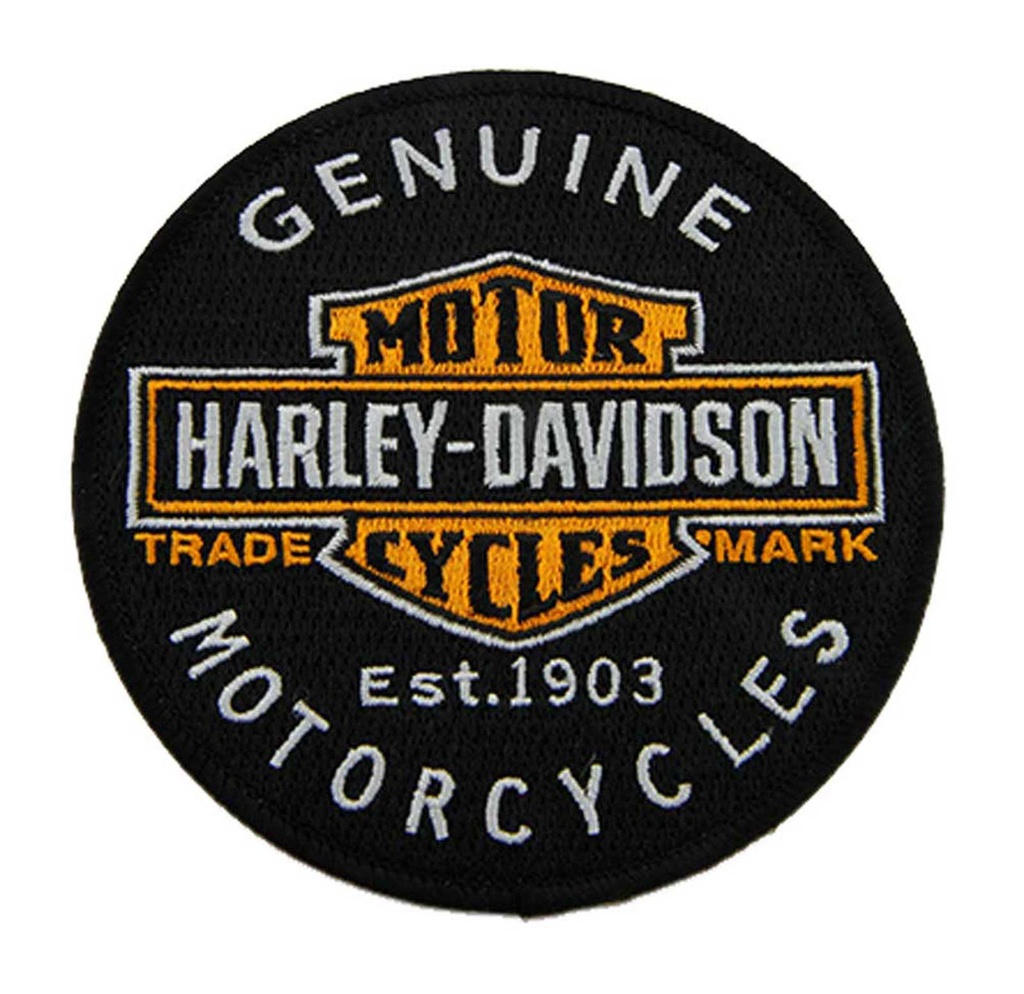 [LSA-02340-5] 4" Genuine Motorcycles Patch