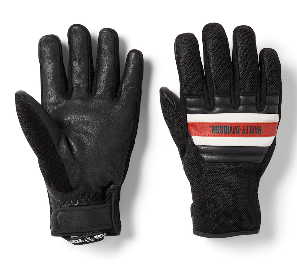 H-D® Trenton Mesh Riding Gloves