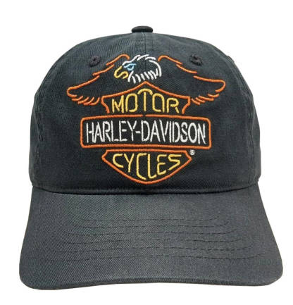 [LBR-02390-0] Neon Black Vintage Hat 