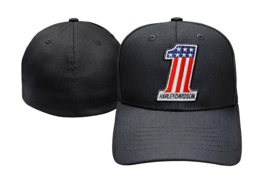 [LBR-02394-8] Black RWB Hat S/M