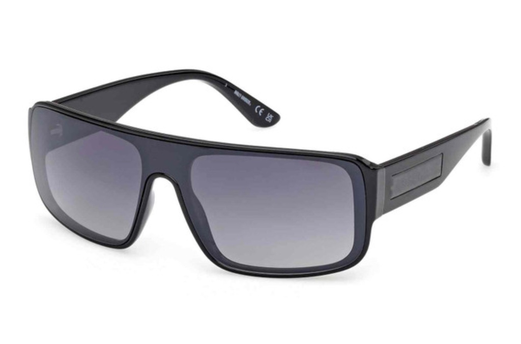 [LMC-224430-7] HD Moto Sunglasses  Matt Black 