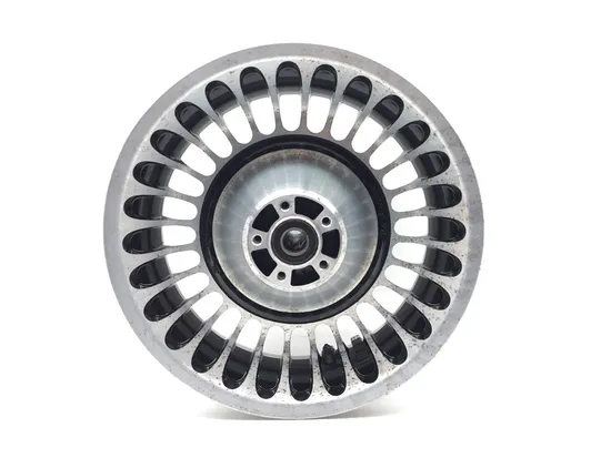 [43402-09] WHL,RR,28SPK,BLK, 16 X 5, W/O BRNG