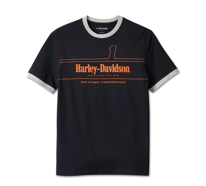 Men's #1 Racing Ringer Tee - Black Beauty
