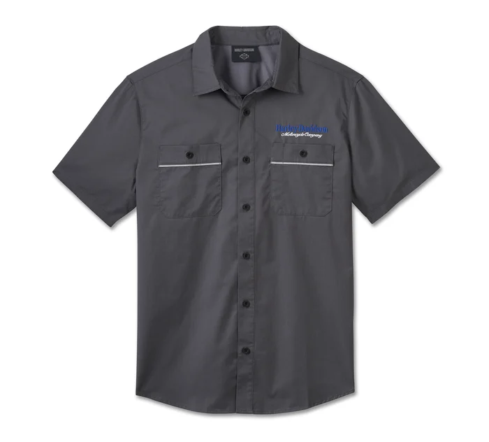 H-D TECH The End Line Short Sleeve Shirt - Blackened Pearl