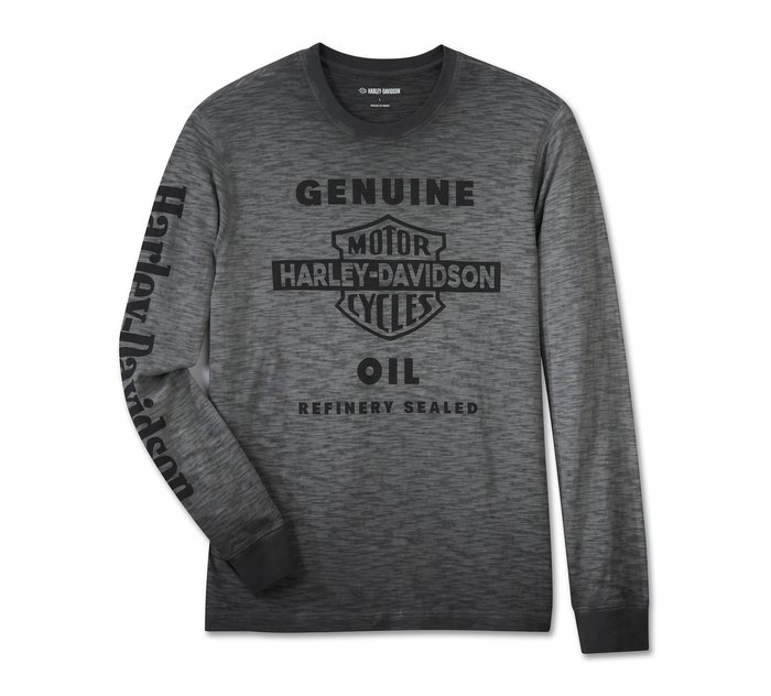 Men's Oil Can Slub Long Sleeve Tee