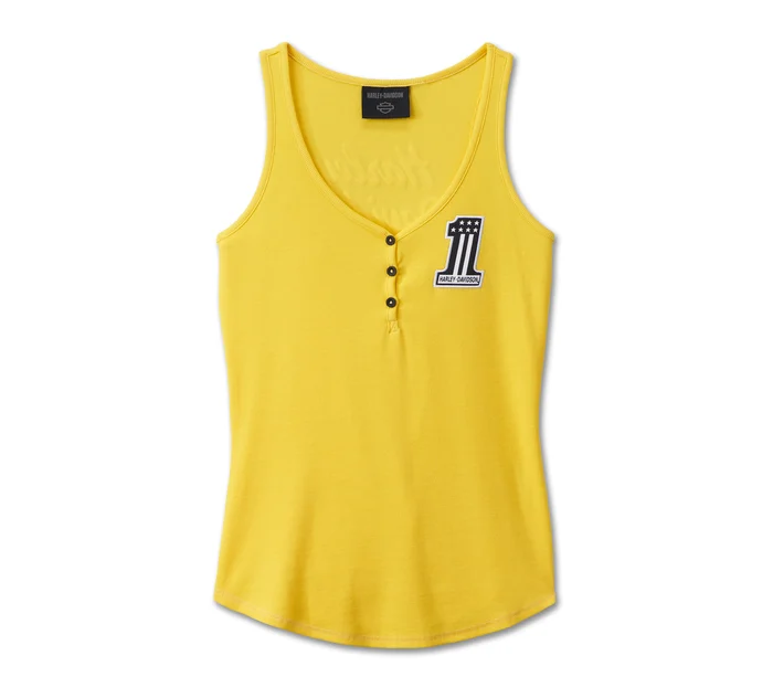 Women's #1 Racing Tank - Dandelion