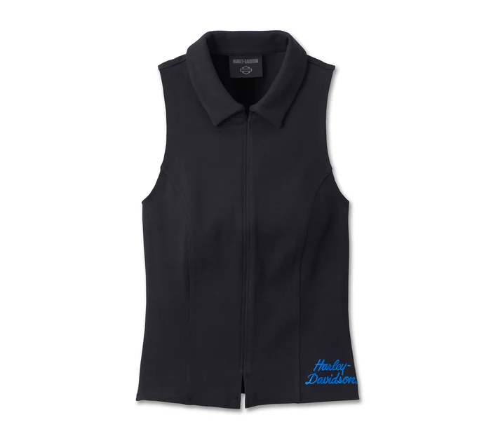Women's Trophy Bar & Shield Sleeveless Top 