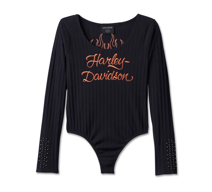 Women's Fuel to Flames Ribbed Body Suit