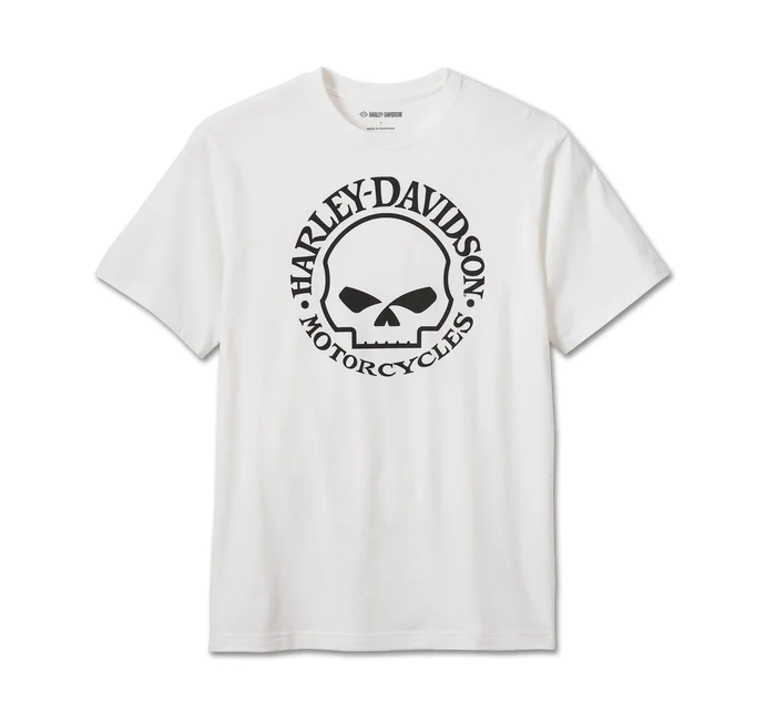 Men's Willie G Skull Tee - White