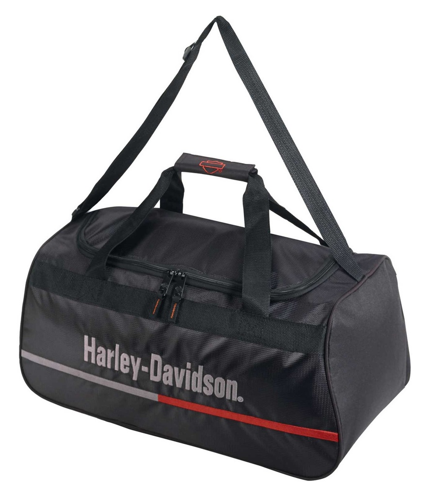[LAT-02097-8] On Tour Sports Duffel Bag w/ Shoulder Strap - Midnight Black