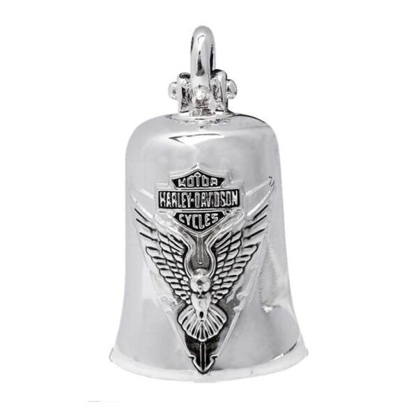 [LMO-01545-5] Soaring Eagle Bar & Shield Ride Ball – Silver Finish