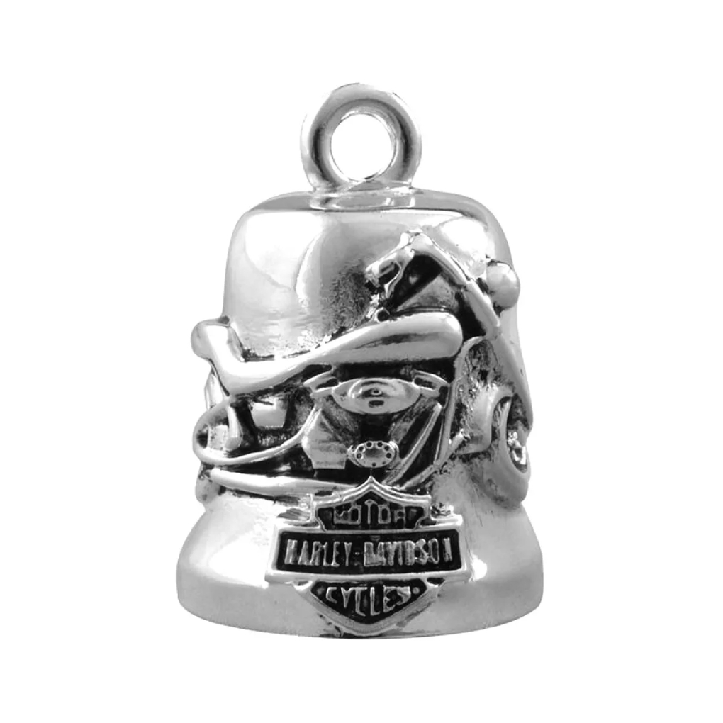 [LMO-01986-6] Standout Motorcycle Ride Bell, Durable Zinc